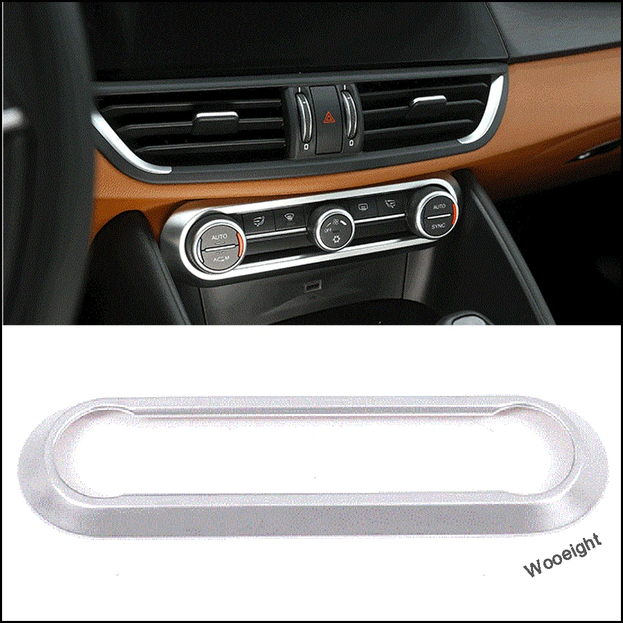 Стайлинг автомобиля из АБС-пластика Wooeight задняя крышка обшивка подходит для Alfa