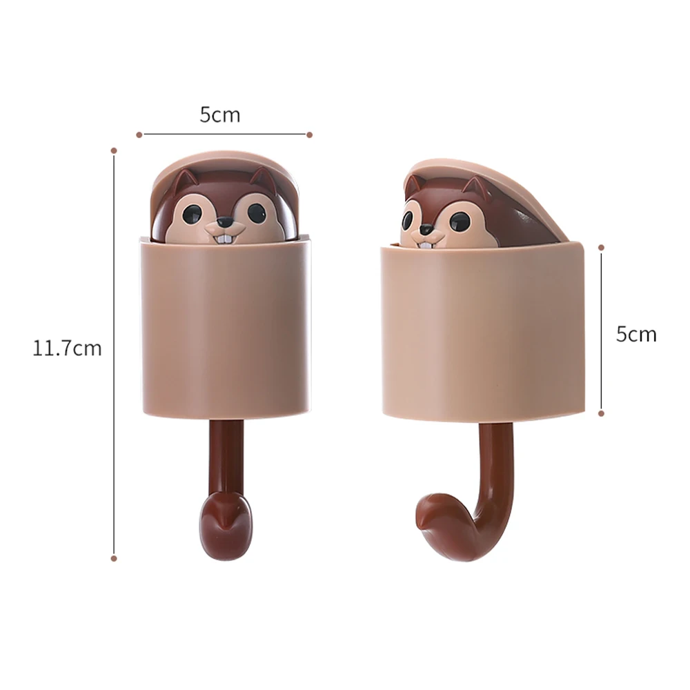 Креативный крючок в виде белки настенный держатель для ключей настенная