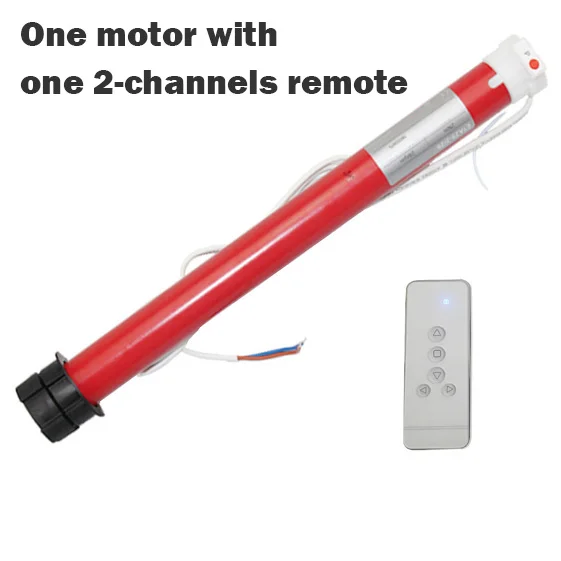 Автоматический Электрический рольставни Ставни Шторы Двигатель RF433 AC 110 до 240 В работать с дистанционным Broadlink эхо через Broadlink - Комплект: Motor Remote2