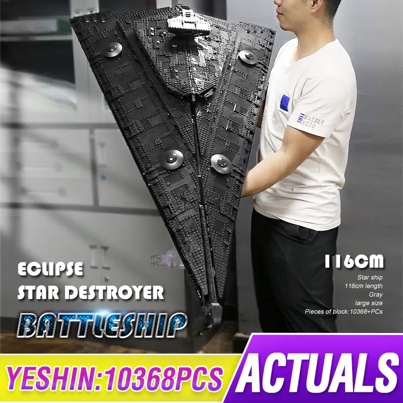 Молд King 21004 Ultimate Millennium Star Plan игрушки UCS Eclipse класс Дред сокол модель строительство