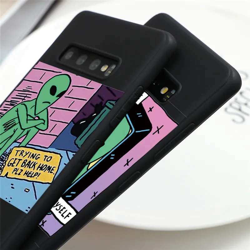 Чехол Alien для Samsung Galaxy A51 A71 A11 A21s A31 A41 A91 A10 A20 A30 A40 A50 A70 S10 S8 S9 S20 Plus Ультратонкий чехол