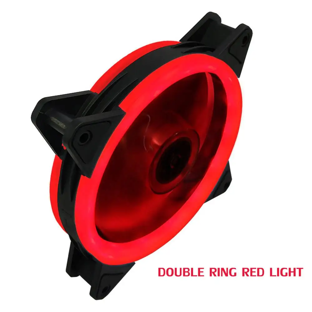 

Olskrd LED Case Fan 120mm computer PC cooling fan RGB light ultra-quiet Sleeve Bearing 4pin Coolers Radiators PC Cooler