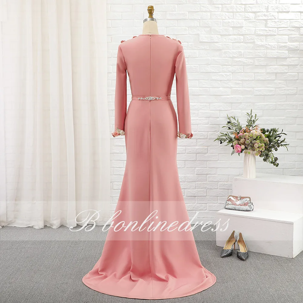 Bbonlinedress марокканские вечерние платья Caftan с вышивкой и аппликацией длинное