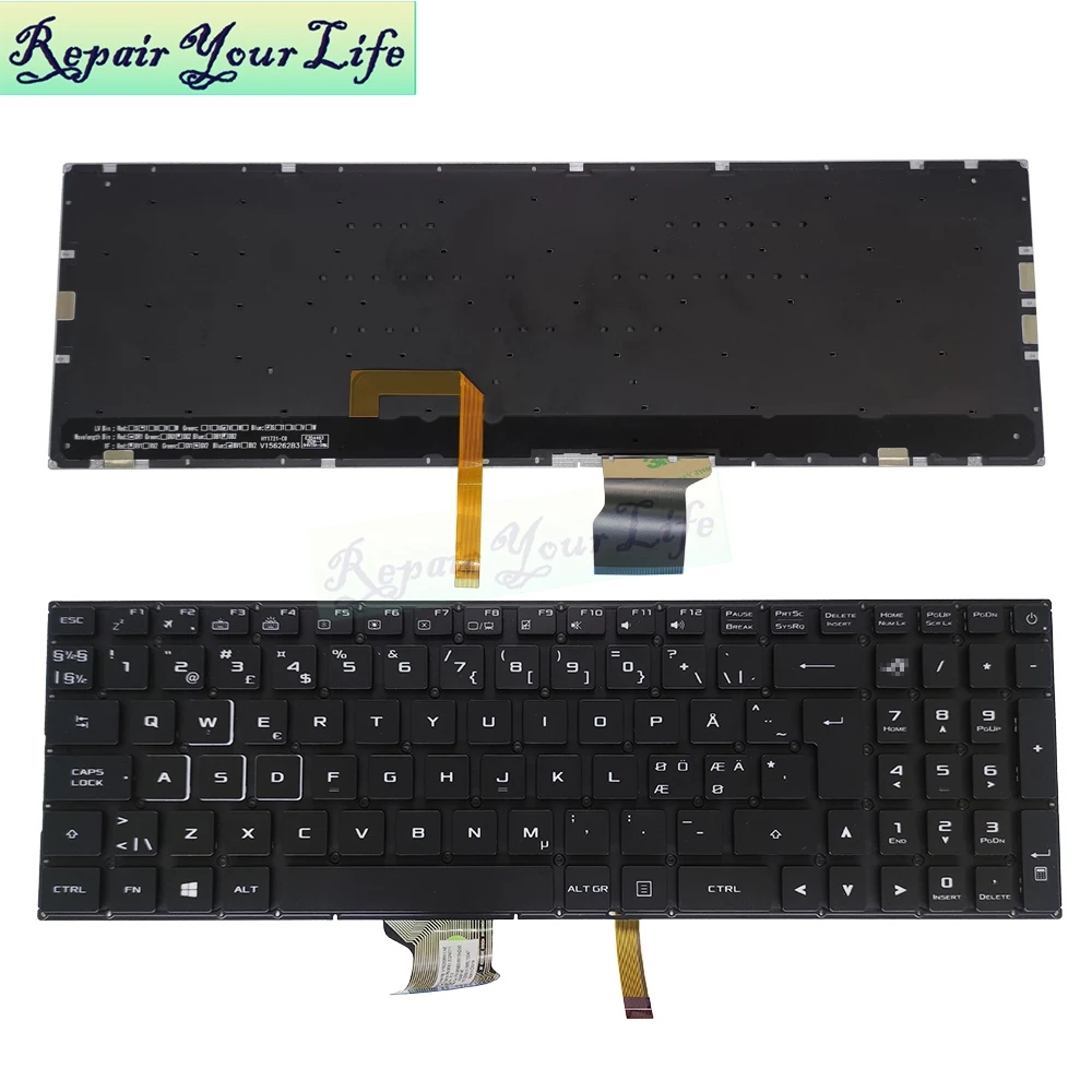 GL702 RGB подсветка Болгарская клавиатура для Asus Strix GL702V GL702VI BA036T ROG геймерская