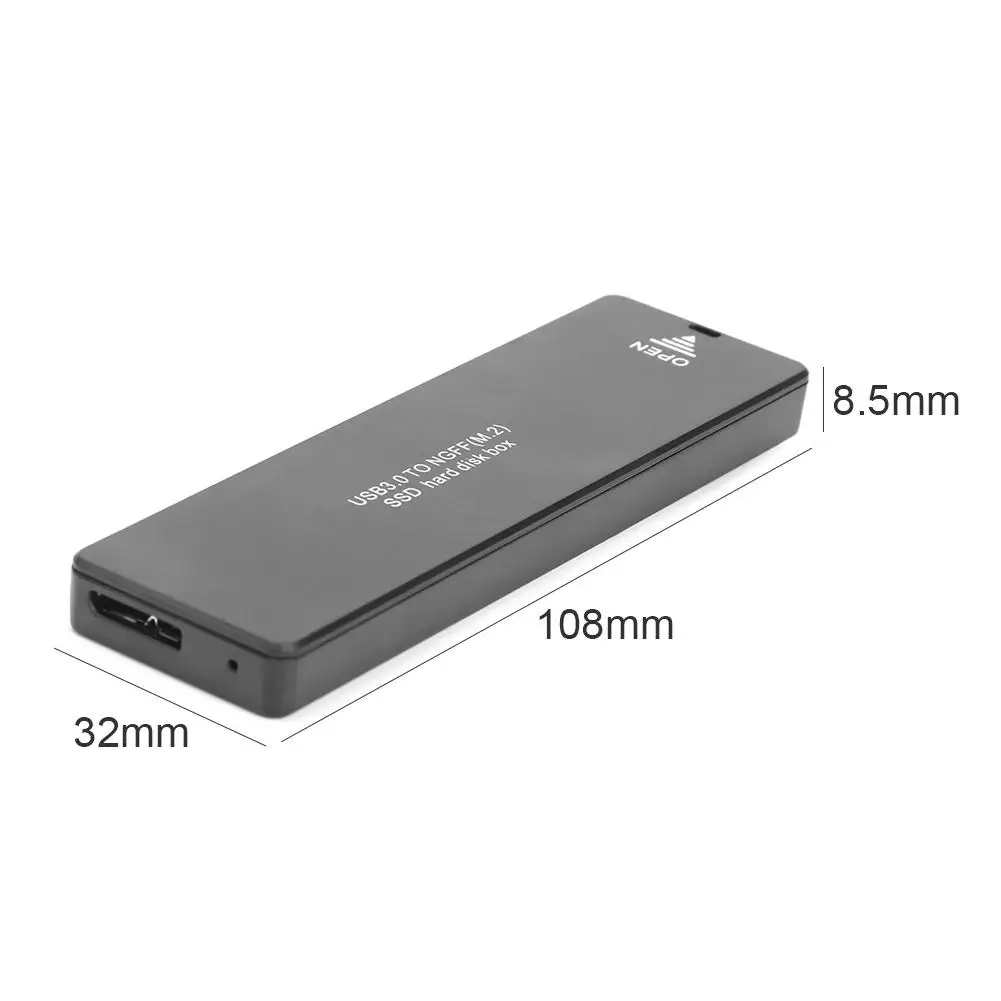 M2 SSD чехол USB 3 0 к M.2 NGFF коробка для жесткого диска адаптер внешний жесткий диск