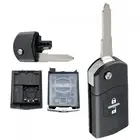 2 кнопки автомобильный ключ дистанционного управления складной корпус замена подходит для Mazda 2 3 5 6 BT50