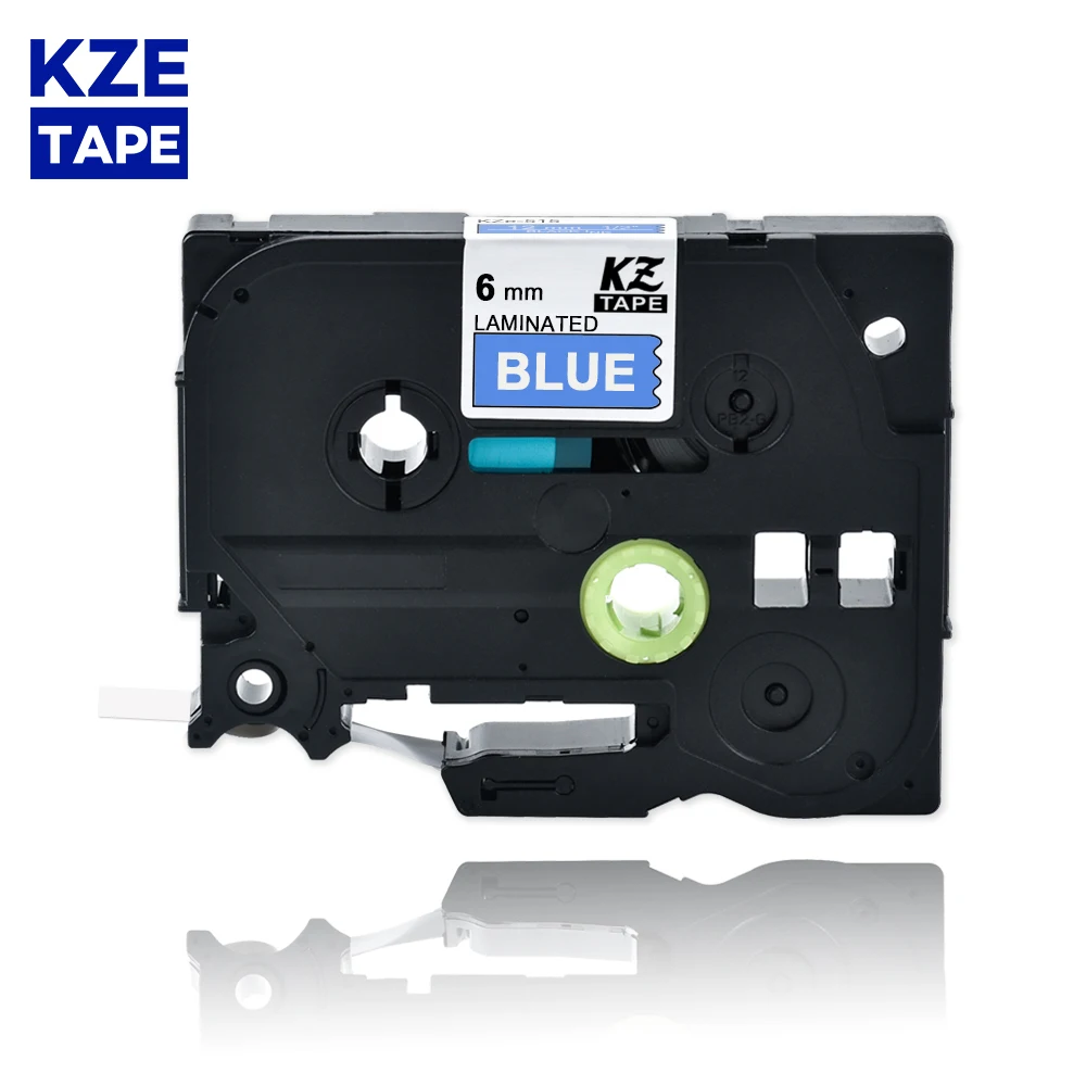 6 мм Tze515 белая на синей фотоленте кассета фотолента tze лента Φ 515 tze515 для P-touch PT |