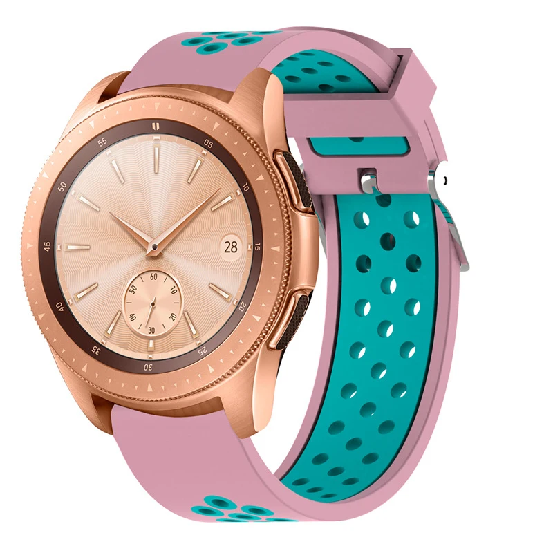 Ремешок 22 мм 20 для Samsung Gear S3 S2 sport Frontier Classic galaxy watch active браслет huami amazfit bip huawei gt 2 42 46 |