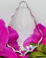 100mm crystal prism chandelier parts photo suncatche crystal suncatche home decoration chandelier crystal pendant