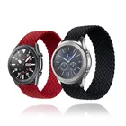 20 мм22 мм нейлон петля ремешок для Samsung Galaxy Активный 2 40 мм 44 браслет часы 3 Amazfit Bip S GTS 2 мини-ремешок для наручных часов