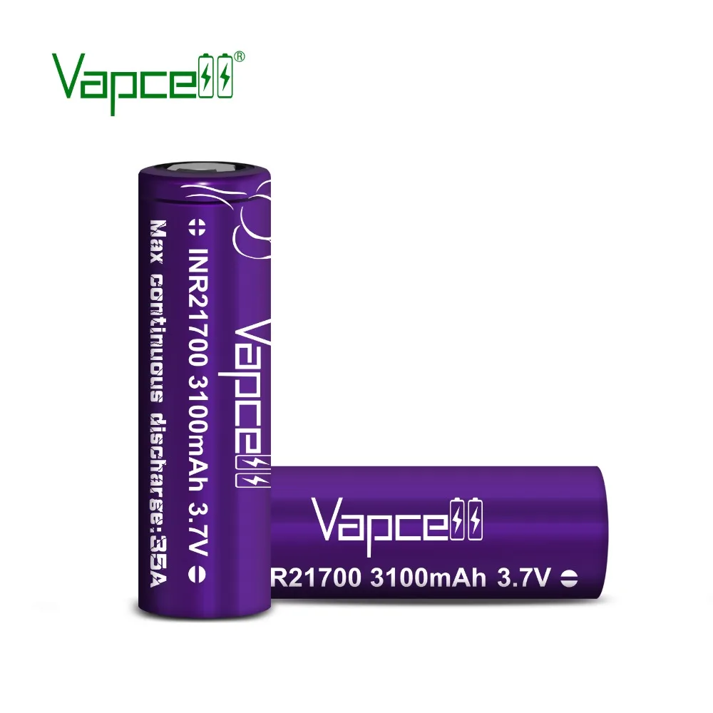 Vapcell сильнейшая мощность 21700 3100mah 35A rewrap 30T 3,7 V литиевая батарея для фонарика