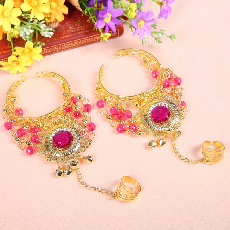 Аксессуары для танца живота Одежда танцев болливудское украшение танцевальные