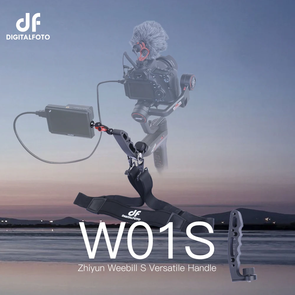 ZHIYUN WEEBILL S Gimbal универсальная ручка + ремень с мини волшебной рукояткой|Аксессуары