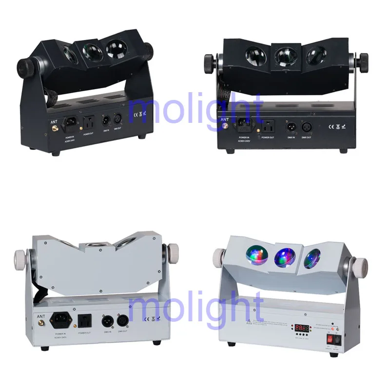 Беспроводный светодиодный сценический светильник DJ Up-Light 3*10 Вт RGBA 4в1 три светодиодный бар свет батарея работает светодиодный настенный светильник для дискотеки праздничное освещение для свадеб