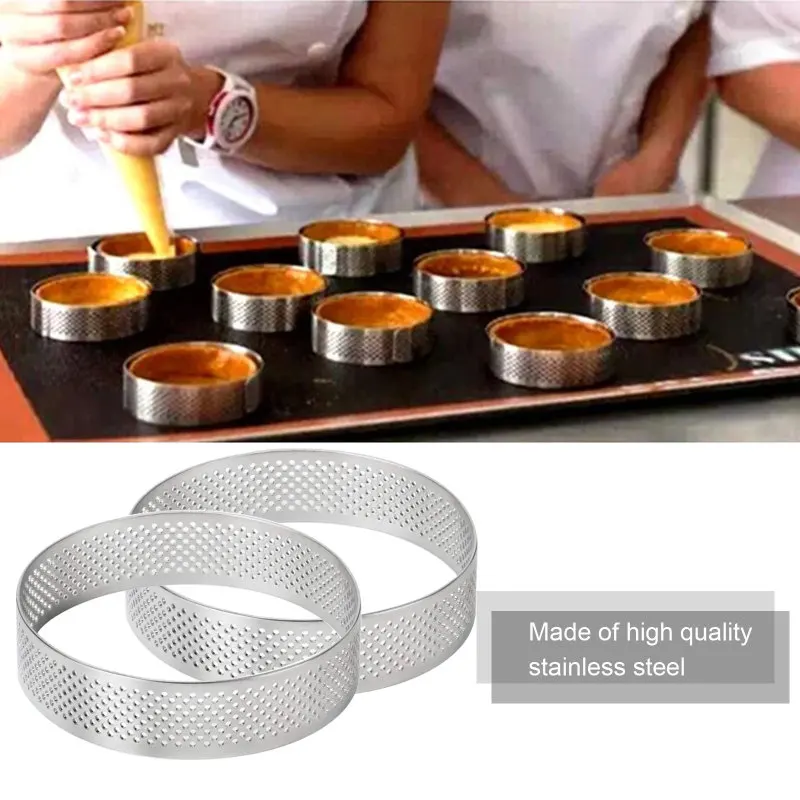 5 шт. круговое кольцо для пирога французские десерты из нержавеющей стали