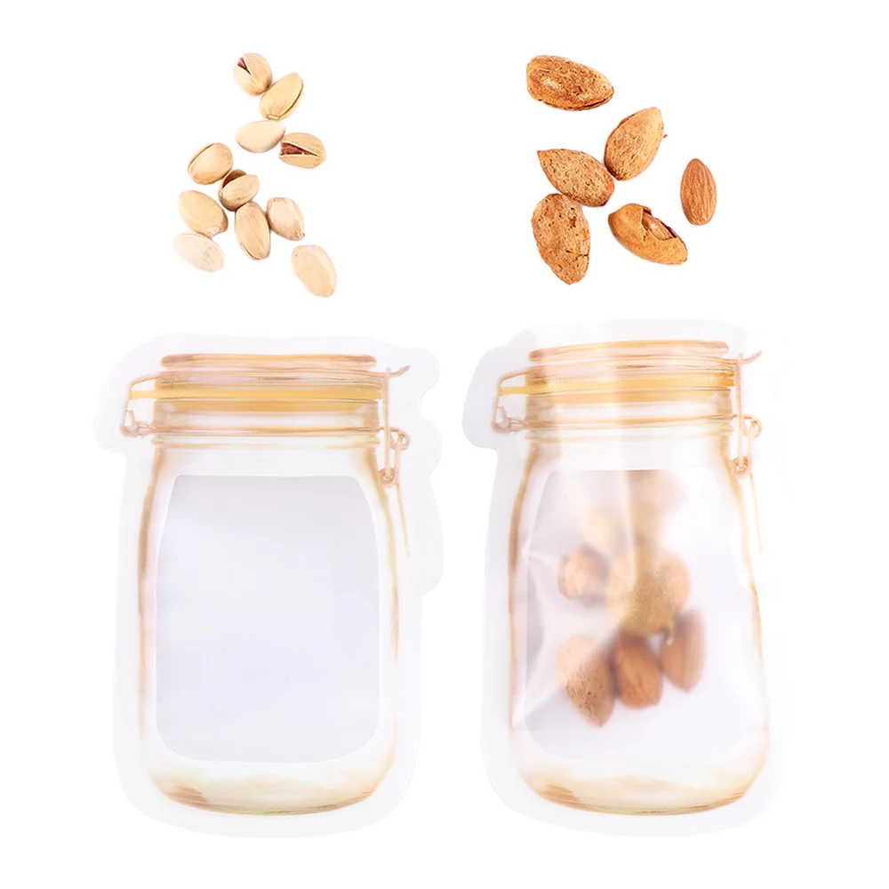 10 шт. пластиковые пакеты для хранения в форме бутылки | Дом и сад