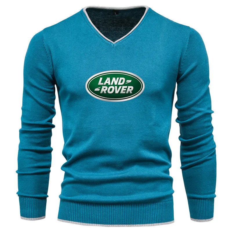 

2021 new Land Rovercar LOGO autumn and winter men's sweater fashion trend brand youth knitted pullover