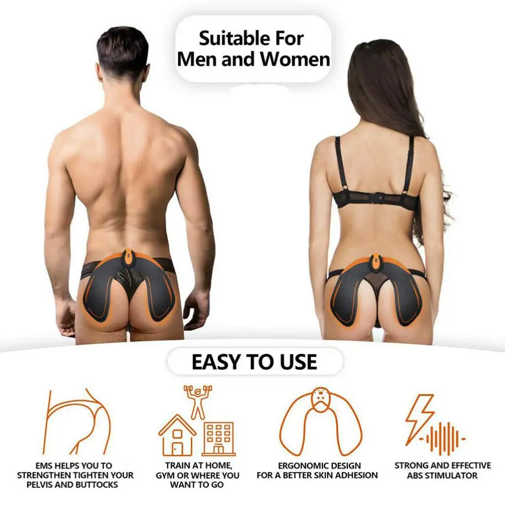 

EMS Smart Hip & Waist Trainer Buttocks Butt Lifting Muscle Fitness US 6-Modes