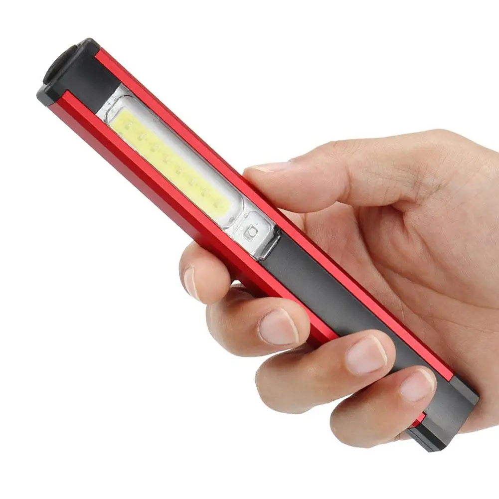 COB рабочий инспекционный Фонарь светодиодный фонарь usb зарядный поворотный крюк