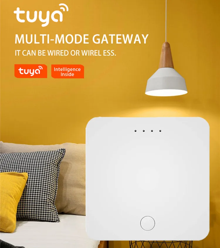 

Сетчатый шлюз Tuya ZigBee с Wi-Fi, Умный домашний хаб с управлением для Tuya Smart Life, Alexa, Google Home