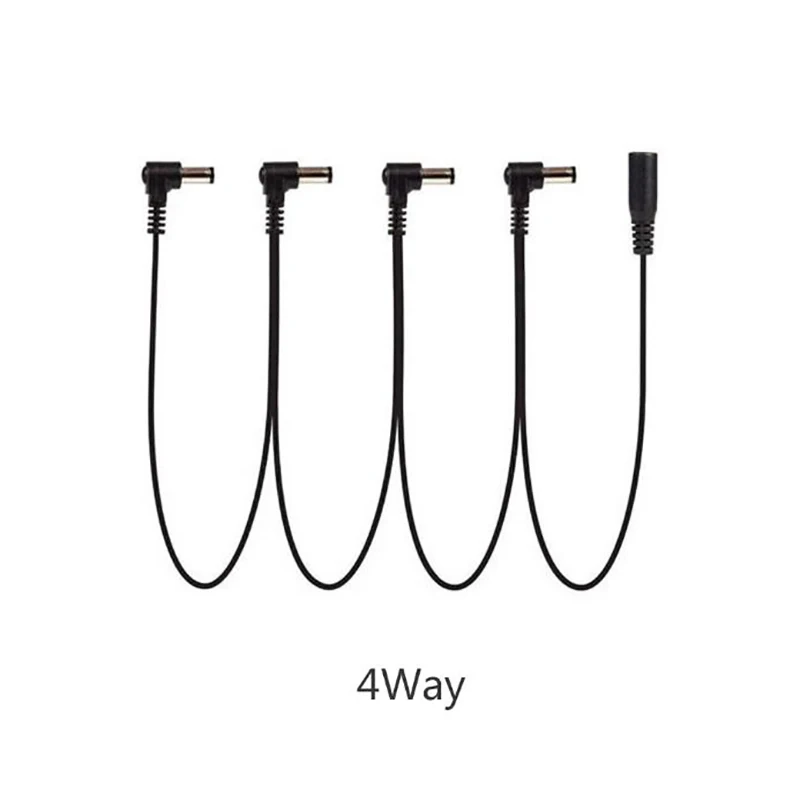 

1Set Daisy Chain 1 to 3 4 5 6 8 Ways Guitar Effects Pedal Accessories Power Supply Cable for 9V 2A DC Adapter Plug