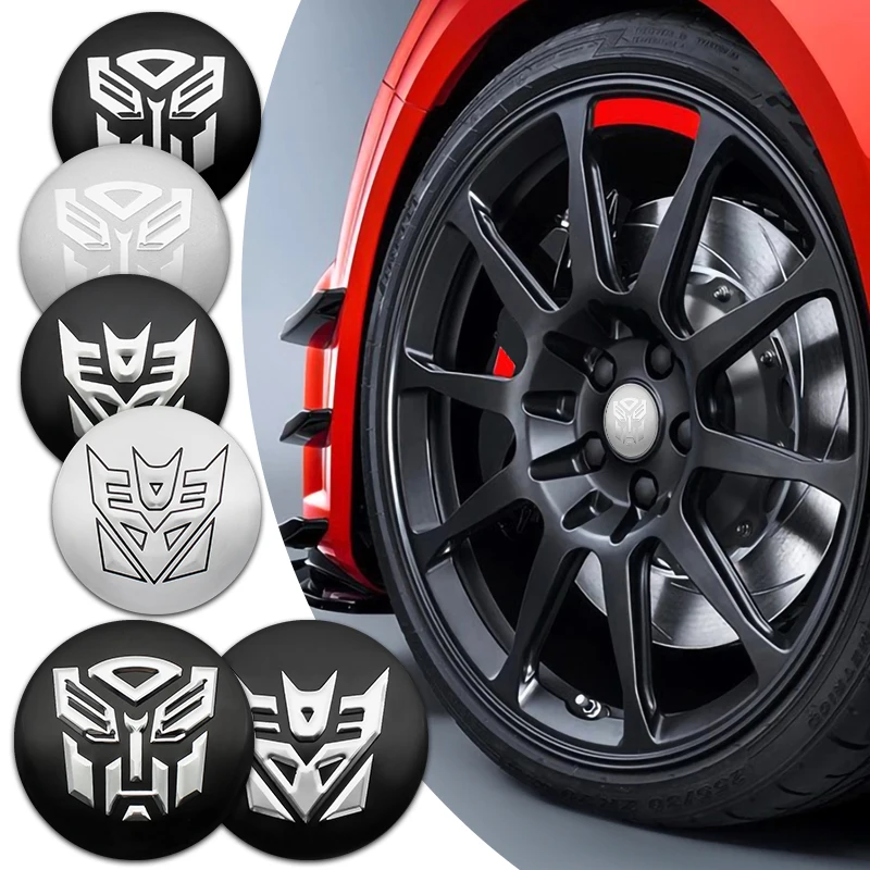 4 шт. 56 мм колпачки на ступицу колеса автомобиля Трансформеры Optimus Prime autobot