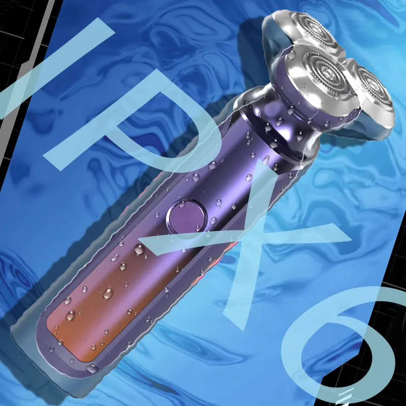 kemei 1941 Pro wet dry 3D floating electric shaver for men beard razor facial shaving machine rechargeable LCD display | Бытовая