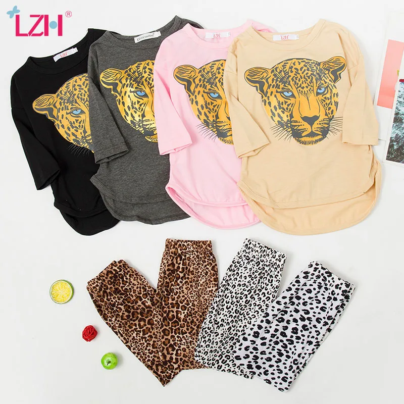 Детская одежда осень-зима 2021 для девочек футболка + штаны Рождественский наряд