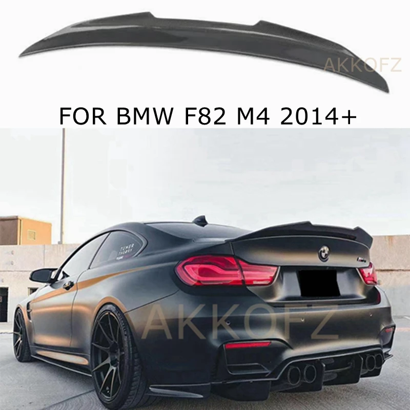 Стильный спойлер из углеродного волокна для BMW M4 F82 Coupe PSM Автомобильный задний