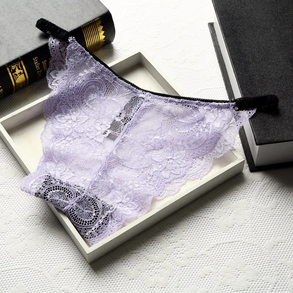 

Fashion new style sexy seamless lace ladies underwear women panties transparent lifts buttock briefs lingerie modis tanga