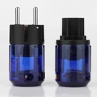 Набор P-037E родиевый EU разъем питания C-037 IEC Female HIFI-коннектор для кабеля питания