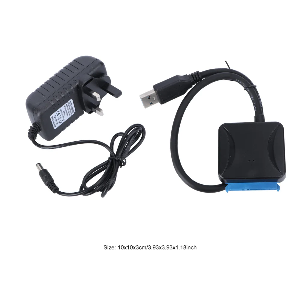 

USB 3.0 To Sata Adapter 2.5 Inch 3.5 Inch Hard Drive Data Cable USB To Sata Easy Drive Line Black