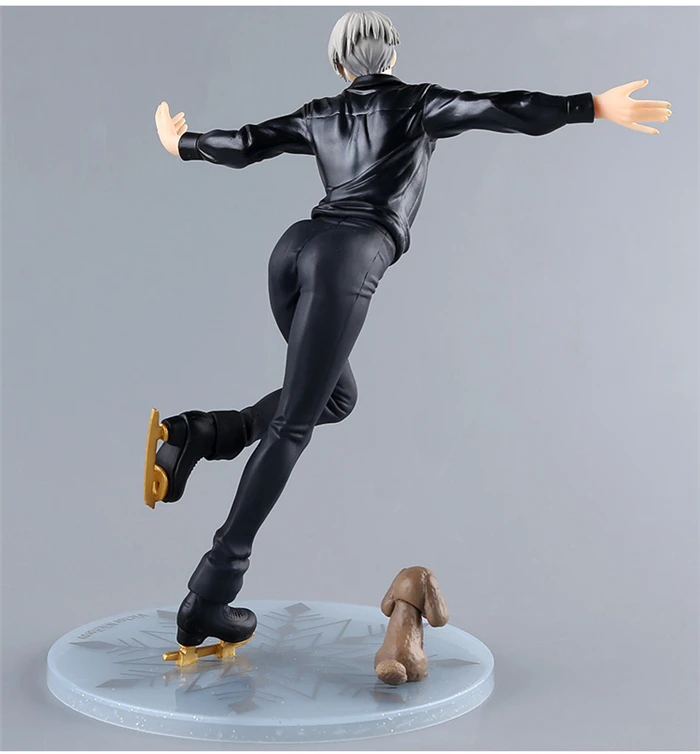Аниме YURI из мультфильма! На льду Victor Nikiforov черная одежда для катания на лыжах Ver.