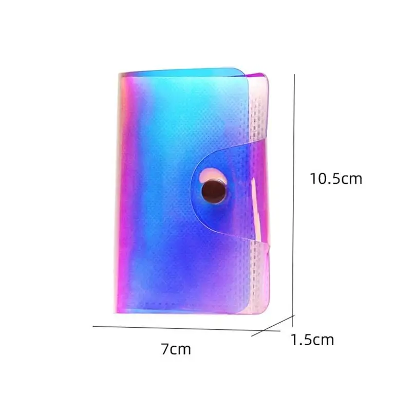 1PCs 20/64 Pocket Multicolor Laser for Stamp Floder Small 3 Inch Transparent Book Photo Album | Дом и сад