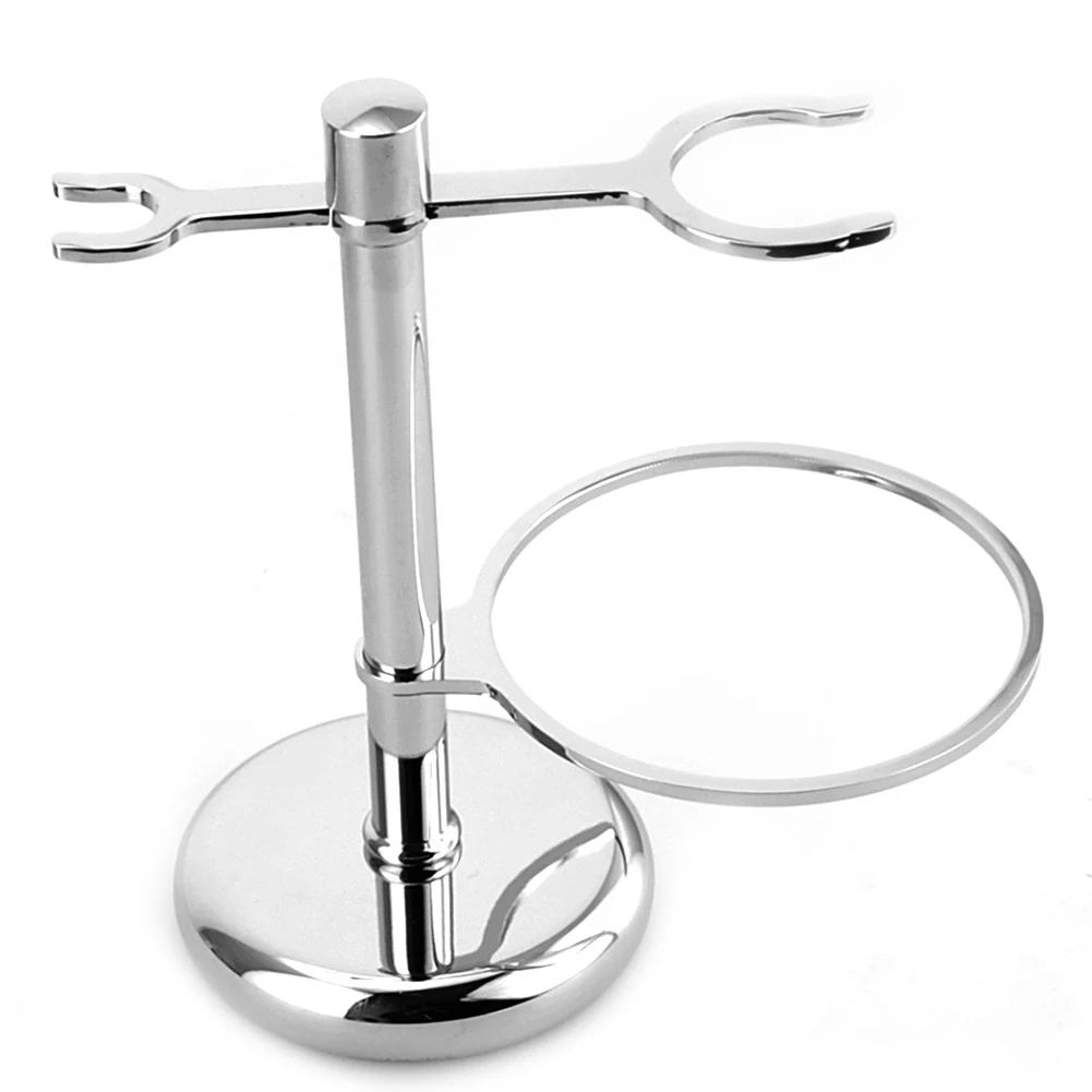 

Man Stable Razor Stand Set Zinc Alloy Storage Holder Shaving Brush Universal Soap Bowl Safety Home Free Standing Hotel Salon