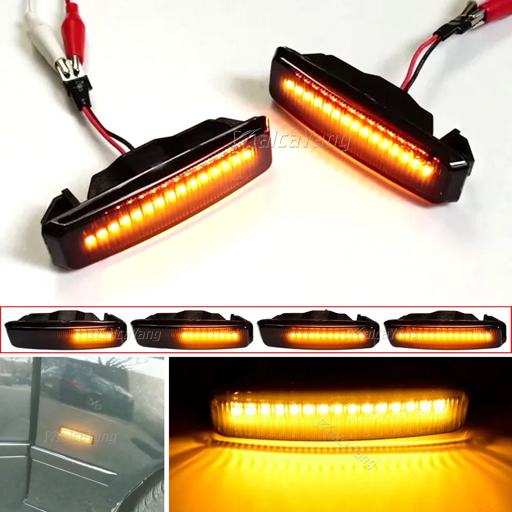 

Flowing Dynamic Blinker Indicator LED Turn Signal Light Side Marker Sequential Lamp For BMW 5 Series E39 M5 1995 1996 1997-2003