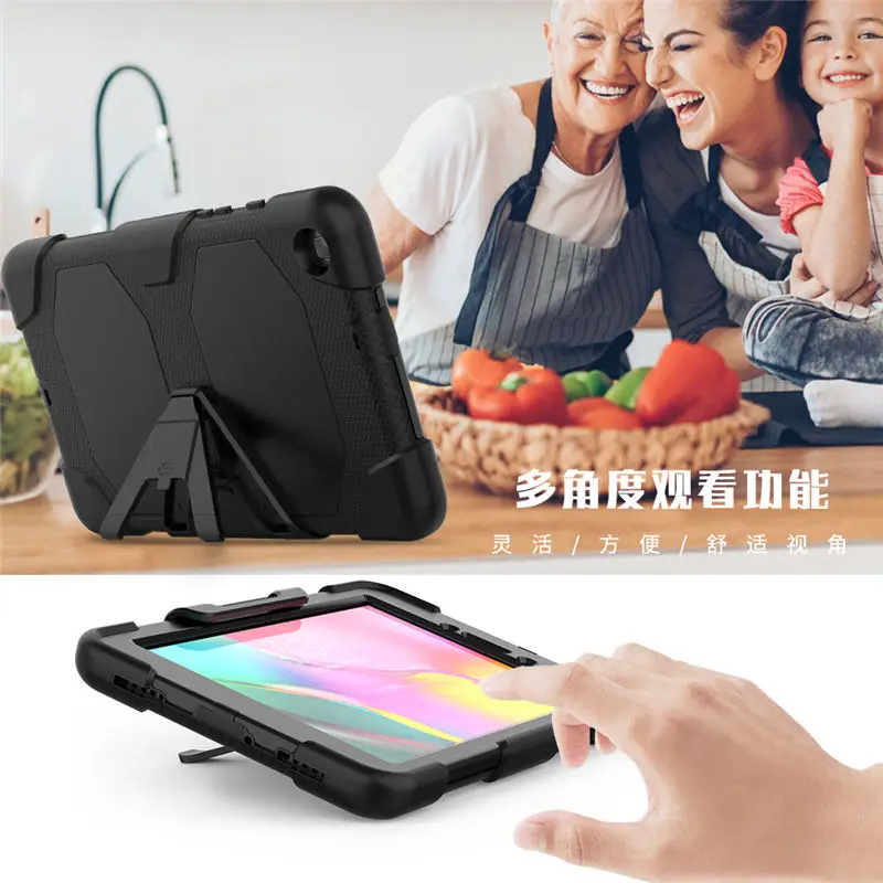 Чехол для Samsung Galaxy Tab A 8,0 SM-T290 SM-T295 T290 T295 T297 чехол Funda противоударный сверхмощный с подставкой подвесная Капа