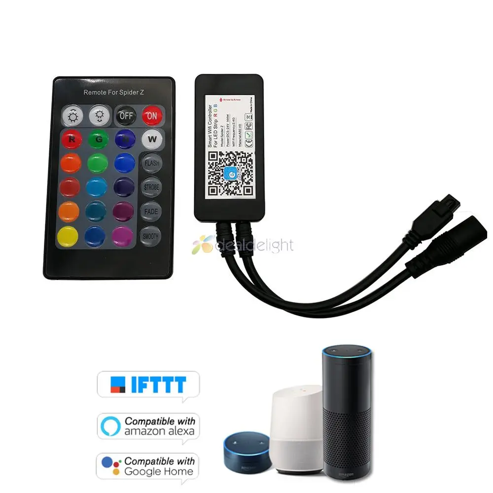 5 м 10 М 5050 RGB набор светодиодных лент гибкий светодиодный ленточный+ адаптер питания+ eWelink Wi-Fi контроллер Alexa Google Home Голосовое управление