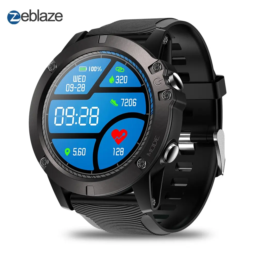 Zeblaze VIBE 3 PRO сенсорный экран водонепроницаемые Смарт часы пульсометр отслеживание