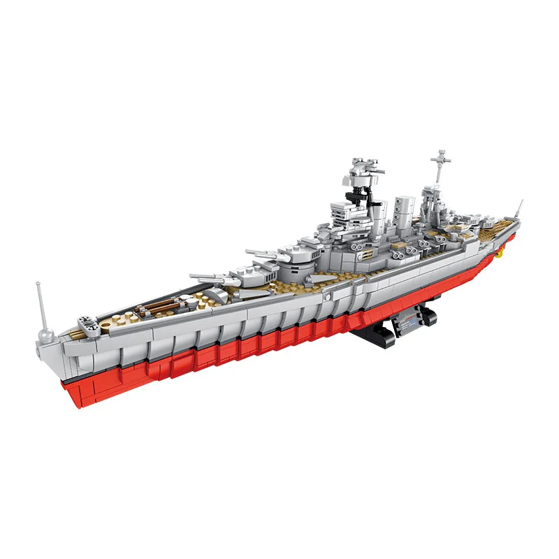 Военная модель Второй мировой войны серии Bismarck HMS капот класс боевой автомат