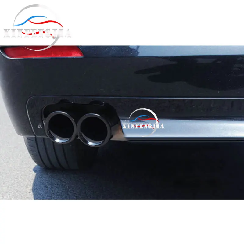 Для BMW 3 серии F30 F31 14 17 и 5 F10 13 16 2x стальной задний цилиндр выхлопная труба крышка