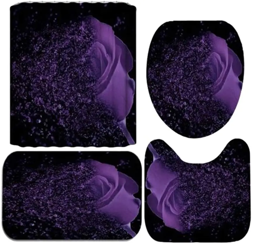 

Shower Curtain Set Shower Curtain Valentine's Day Shower Curtain Shower Curtain Packageable For Family Hotel Party Decoration