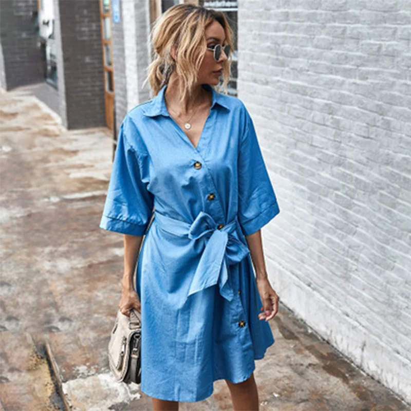 

Vestidos Women 202021 Lente Casual Strappy Denim Gewaad Xxxx Xnwmnz Jurken Shein Magazine