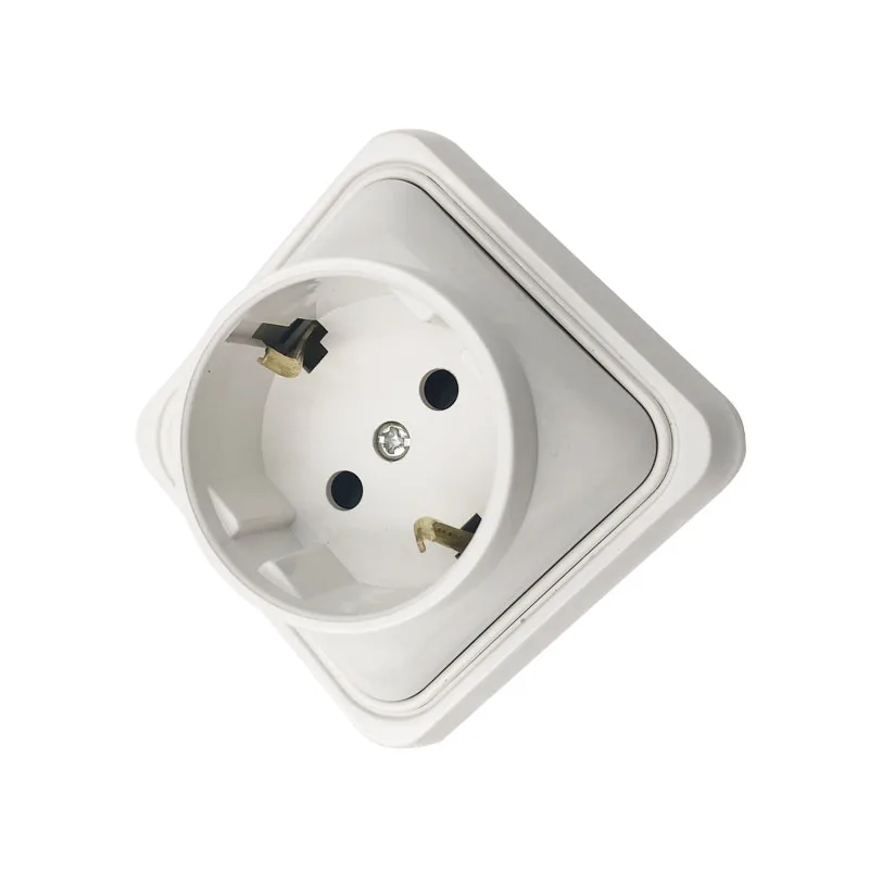 ЕС настенная розетка панель 16A 250В поверхностного монтажа Розетка пластина