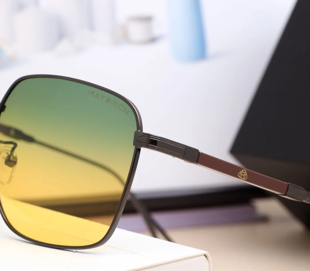 

Authentic Maybach Polarized Sunglasses Men Driving Classic Brand Designer Retro Women Sun Glasses Male Couple Glasses 0131