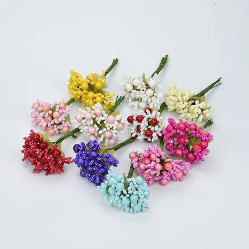 10 шт. DIY Скрапбукинг декоративный венок букет из искусственных цветов