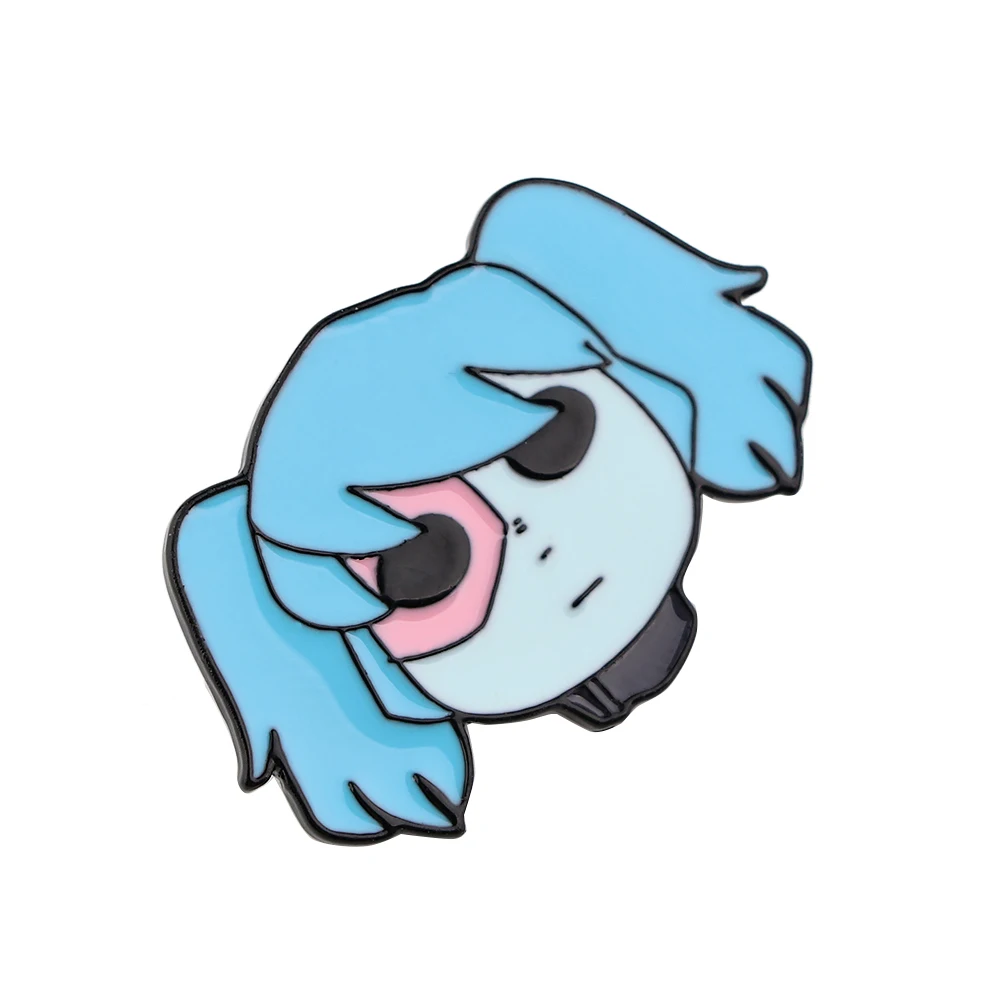 Жуткая брошь в форме лица Салли из игры броши на одежду новогодний подарок аниме