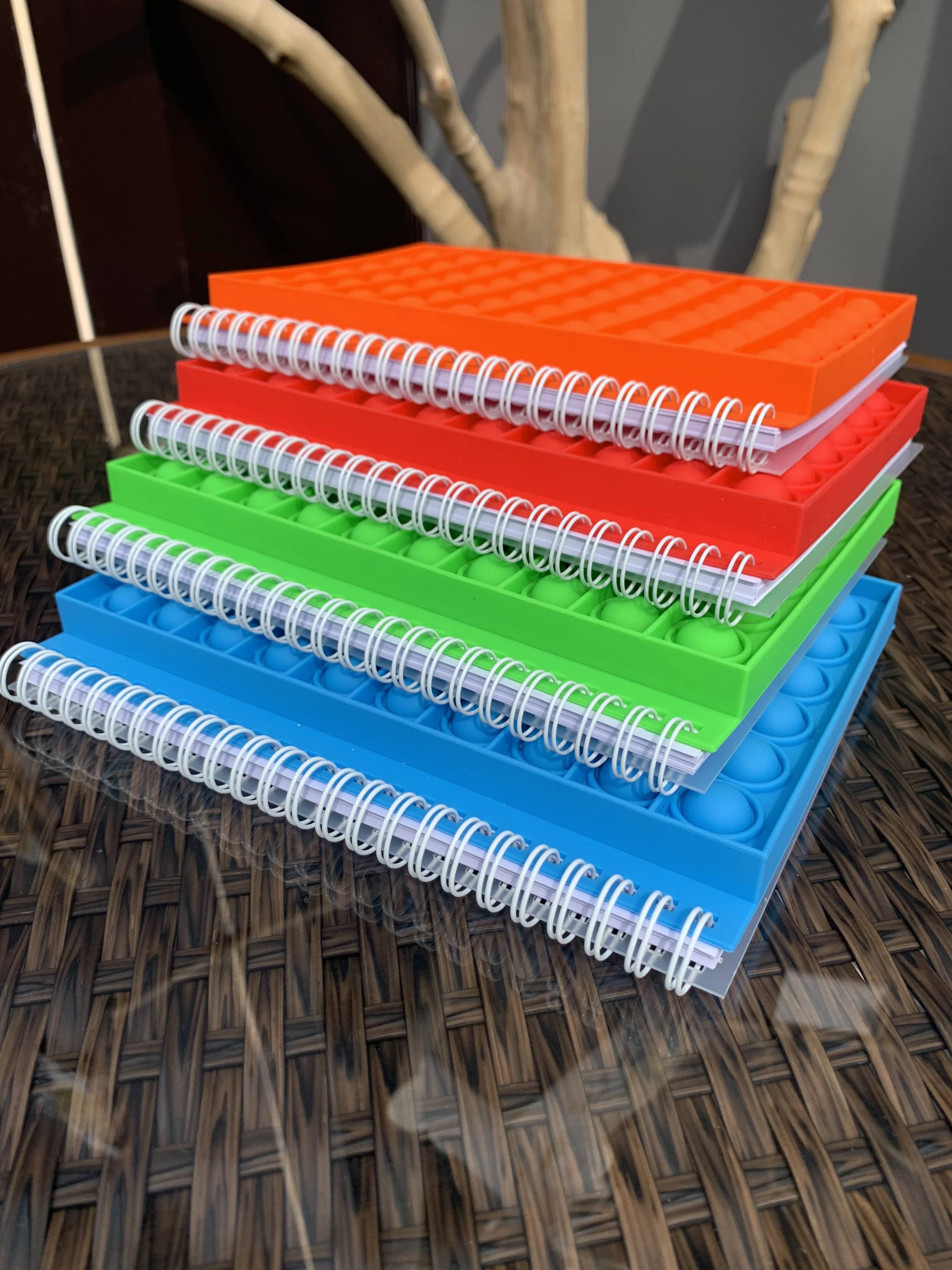New Notebook A5 Pop its Finger Bubble Silicone Cover Decompression bubble notebook Fidget Toys For kids | Игрушки и хобби