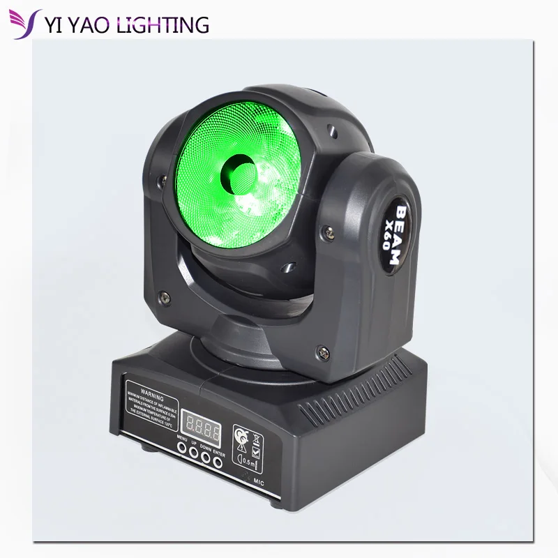 Светодиодный светильник с движущейся головкой 60 Вт 4 в 1 | Лампы и освещение