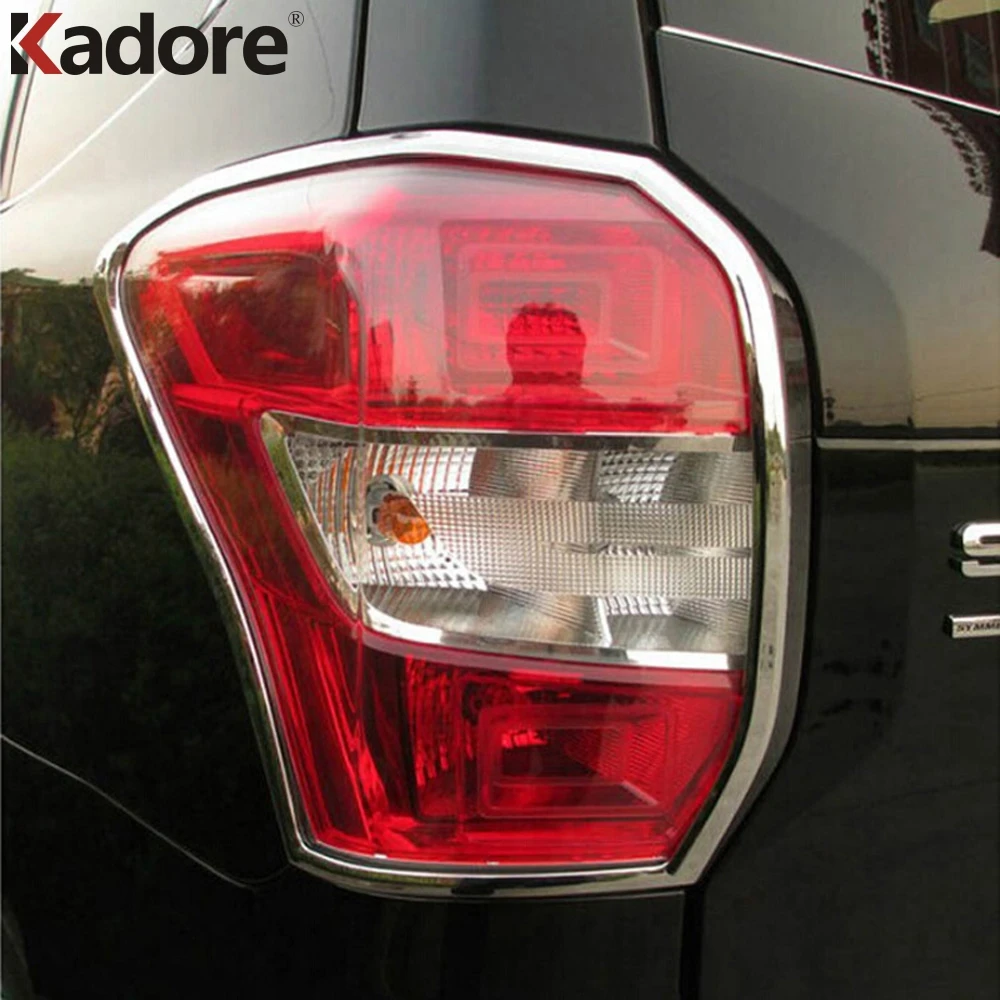 Для Subaru Forester 2013 2014 2015 ABS хром авто аксессуары задний фонарь Крышка лампы ободок